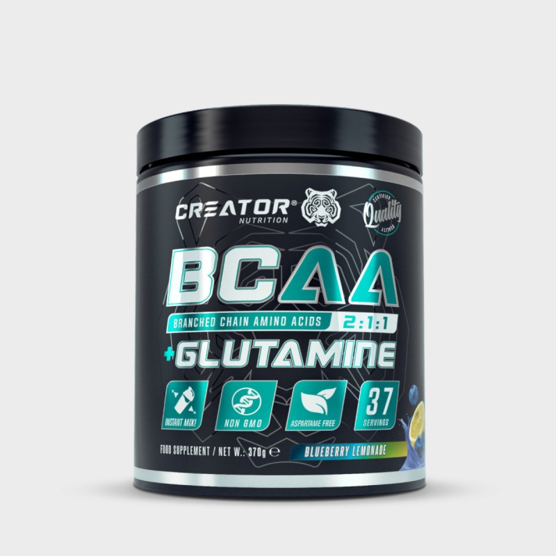 CREATOR nutrition BCAA + GLUTAMINE Blueberry-Lemonade 370g