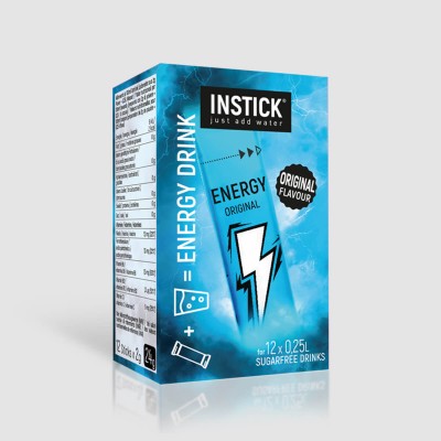 INSTICK ΕΝΕΡΓΕΙΑΚΟ ΡΟΦΗΜΑ ENERGY ORIGINAL (12 x σακουλάκι 2g)