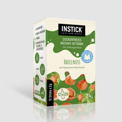 INSTICK ΡΟΦΗΜΑ ΣΕ ΣΚΟΝΗ ΓΙΑ 0,5lt ΦΟΥΝΤΟΥΚΙ (12 x σακουλάκι 2g)