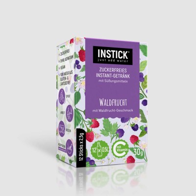 INSTICK ΡΟΦΗΜΑ ΣΕ ΣΚΟΝΗ ΓΙΑ 0,5lt ΜΟΥΡΑ ΤΟΥ ΔΑΣΟΥΣ (12 x σακουλάκι 2,5g)