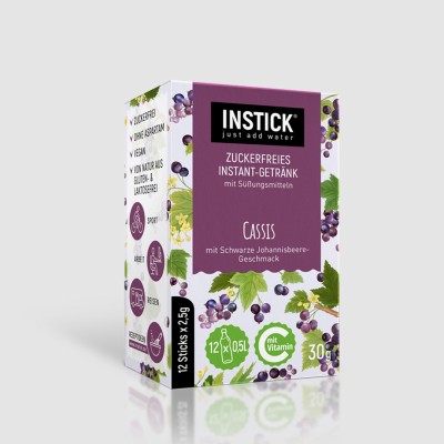 INSTICK ΡΟΦΗΜΑ ΣΕ ΣΚΟΝΗ ΓΙΑ 0,5lt ΦΡΑΓΚΟΣΤΑΦΥΛΟ (12 x σακουλάκι 2,5g)