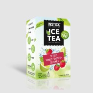INSTICK ΡΟΦΗΜΑ ΣΕ ΣΚΟΝΗ ΓΙΑ 0,5lt ICE TEA Raspberry & Lime (12 x σακουλάκι 2,5g)