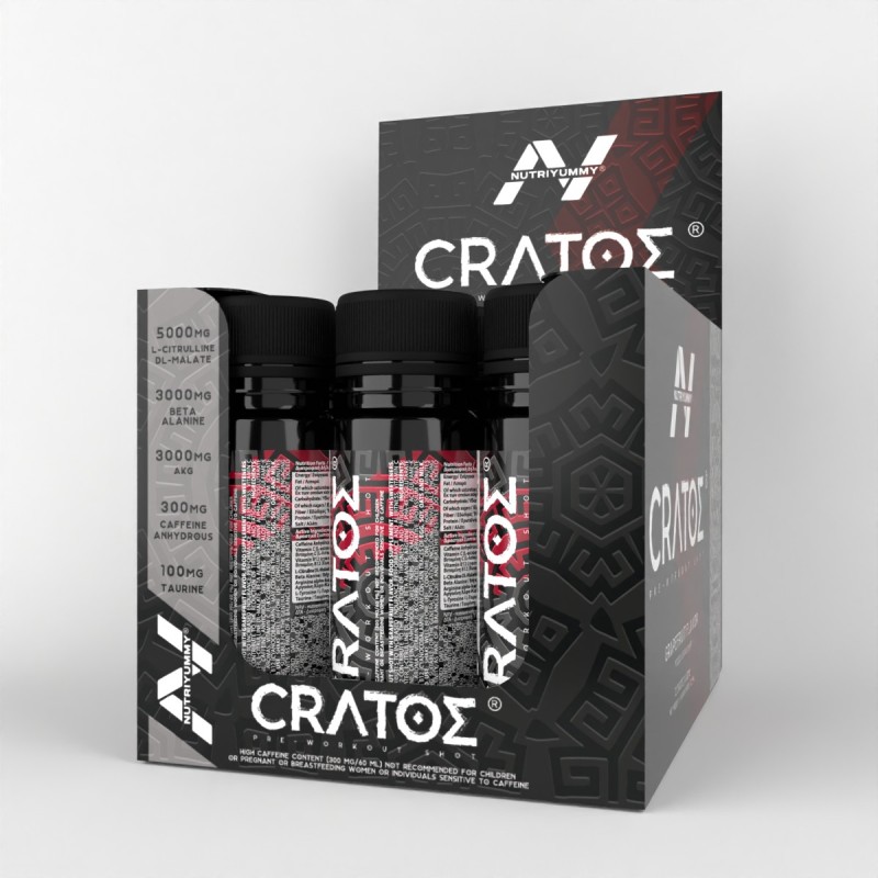 NUTRIYUMMY CRATOS PREWORKOUT SHOT GRAPEFRUIT 60ML