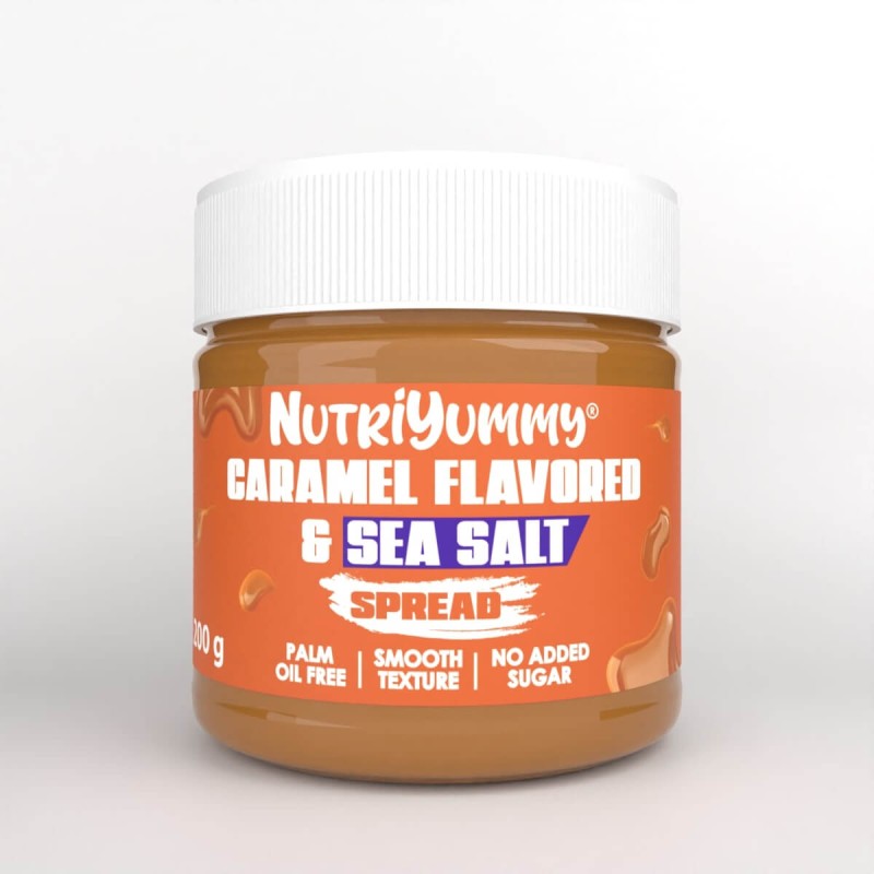 NUTRIYUMMY CARAMEL FLAVORED SPREAD WITH SEA SALT 200g