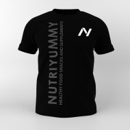 NUTRIYUMMY T-SHIRT ΜΑΥΡΗ M