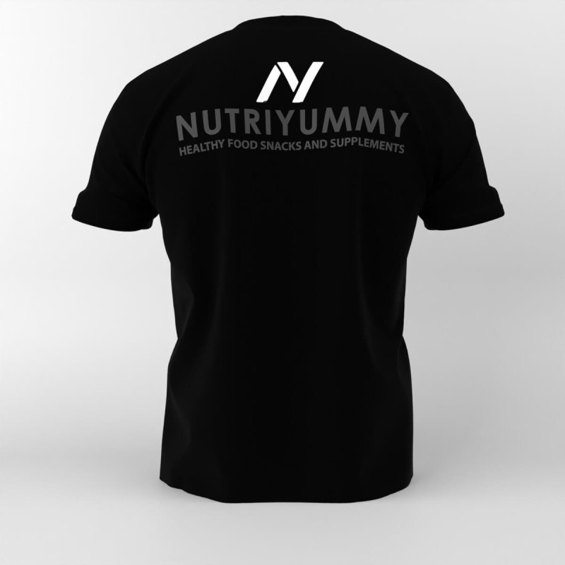 NUTRIYUMMY T-SHIRT ΜΑΥΡΗ XL