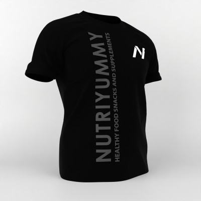 NUTRIYUMMY T-SHIRT ΜΑΥΡΗ M