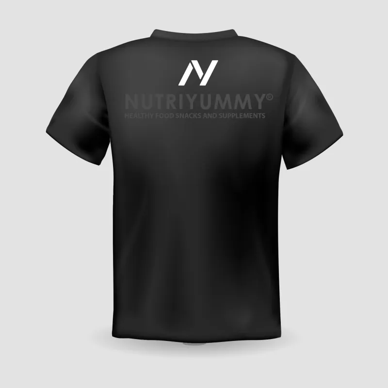 NUTRIYUMMY T-SHIRT ΜΑΥΡΗ L