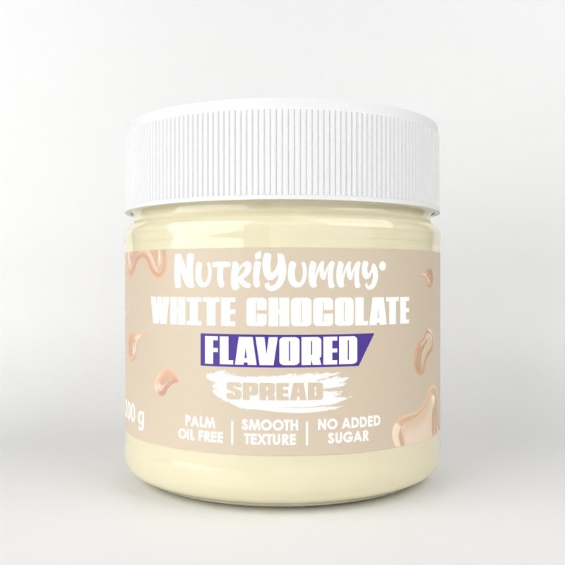 NUTRIYUMMY WHITE CHOCOLATE FLAVORED SPREAD 200g