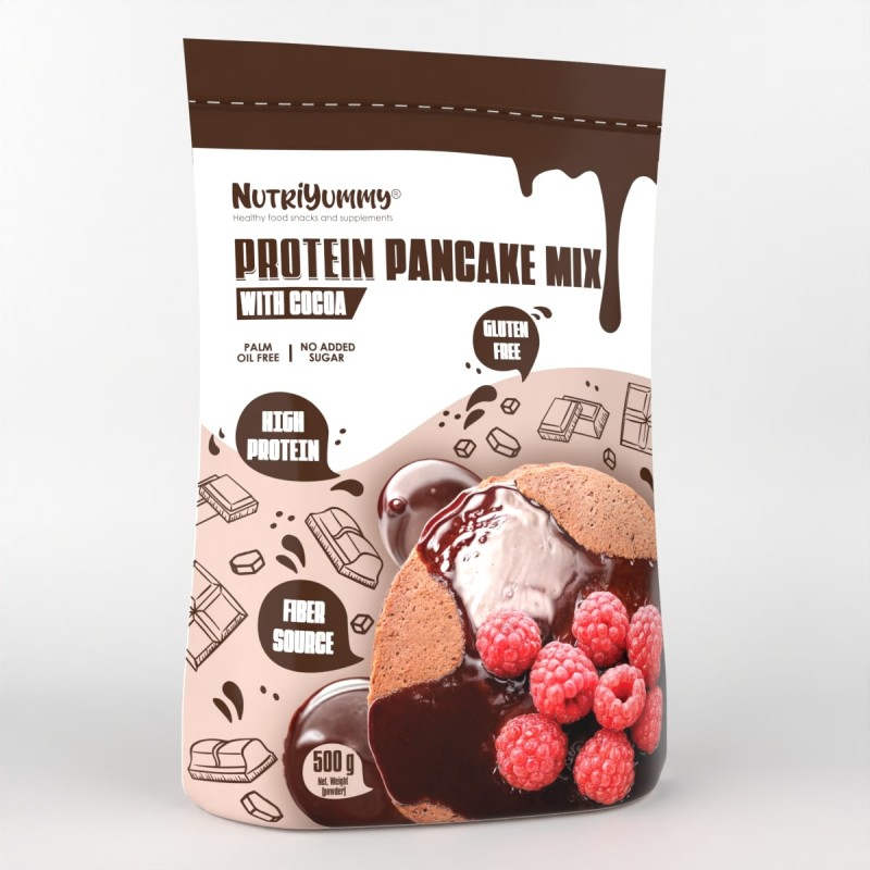 NUTRIYUMMY PROTEIN PANCAKES MIX CHOCOLATE 500g