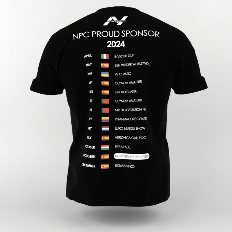 Nutriyummy x NPC T-Shirt Μαύρο M