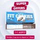 NUTRIYUMMY COOKIES COOKIES & CREAM  NO ADDED SUGAR 128G