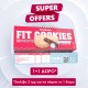 NUTRIYUMMY COOKIES PEANUT BUTTER STRAWBERRY JELLY NO ADDED SUGAR 128G