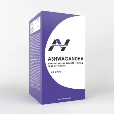 NUTRIYUMMY ASHWAGANDHA 1200mg 60 CAPS