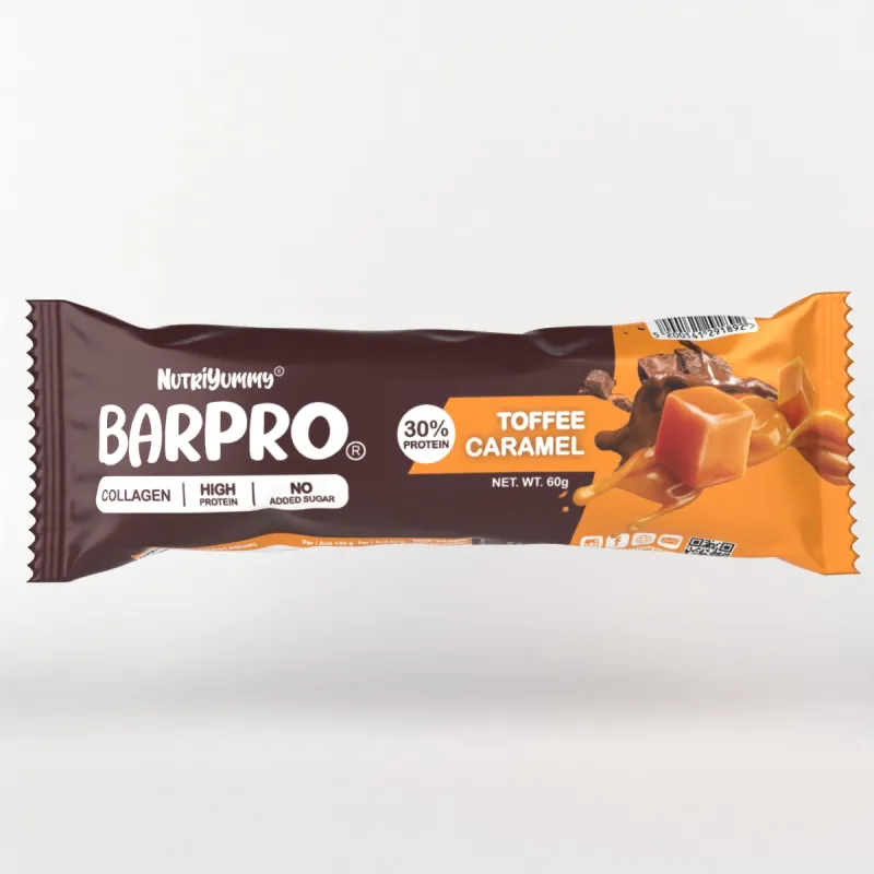 NUTRIYUMMY BARPRO TOFFEE CARAMEL 60G
