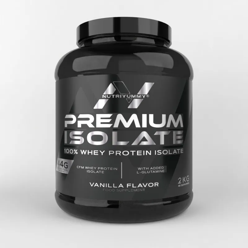 PREMIUM ISOLATE MUSCLE STACK - VANILLA (Premium Isolate Vanilla 2Kg & Creatine & Bcaa Cola) 