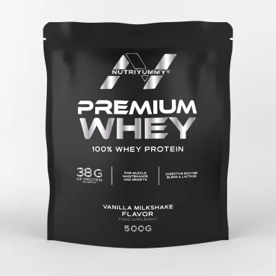 NUTRIYUMMY PREMIUM WHEY VANILLA MILKSHAKE 500G