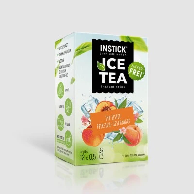 INSTICK ΡΟΦΗΜΑ ΣΕ ΣΚΟΝΗ ΓΙΑ 0,5lt ΜΑΥΡΟ ΤΣΑΙ-ΡΟΔΑΚΙΝΟ (12 x σακουλάκι 3g)