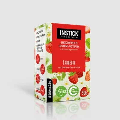 INSTICK ΡΟΦΗΜΑ ΣΕ ΣΚΟΝΗ ΓΙΑ 0,5lt ΦΡΑΟΥΛΑ (12 x σακουλάκι 2,5g)