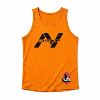 NUTRIYUMMY x Mr. Olympia Tank Top – Orange Edition (Large)