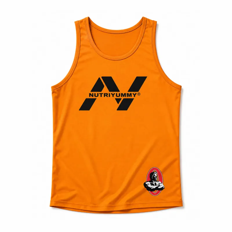 NUTRIYUMMY x Mr. Olympia Tank Top – Orange Edition (XXLarge)