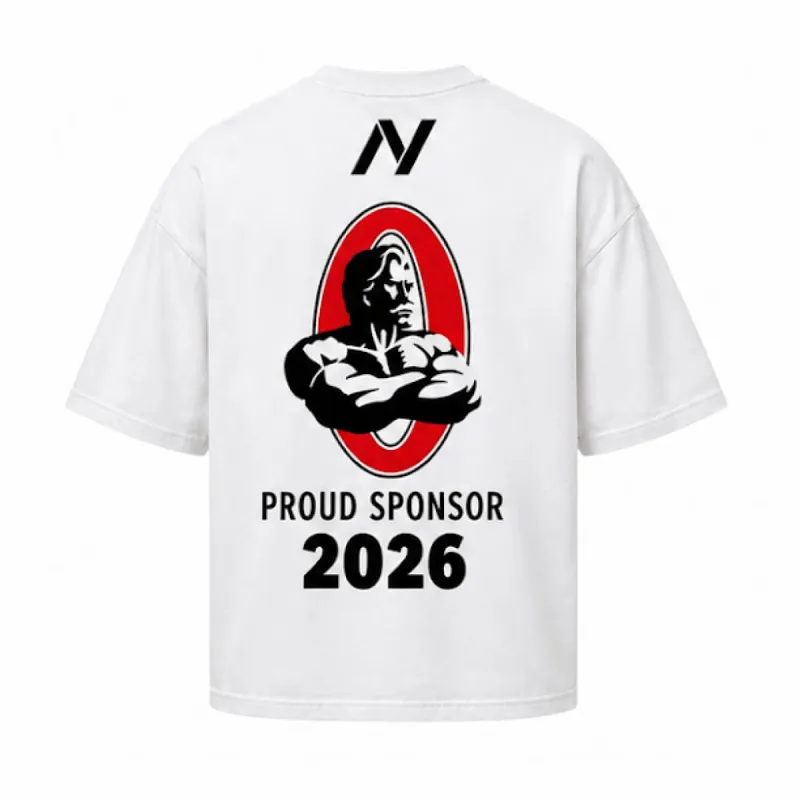 NUTRIYUMMY x Mr. Olympia T-shirt – White Edition (XLarge)