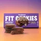 NUTRIYUMMY FIT COOKIES BROWNIE DOUBLE CHOCOLATE NO ADDED SUGAR 128g