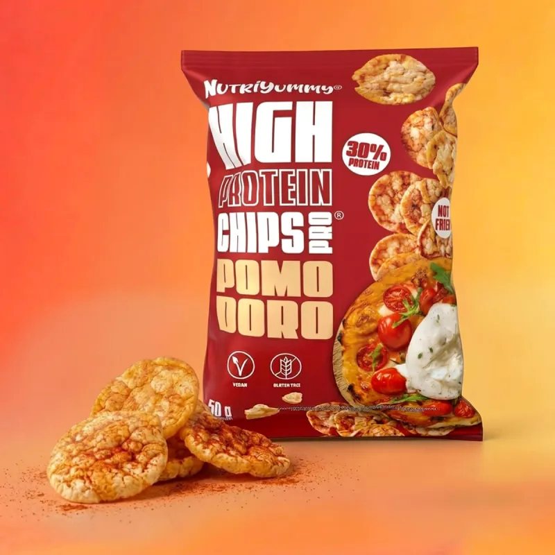 NUTRIYUMMY HIGH PROTEIN CHIPSPRO POMODORO 50G