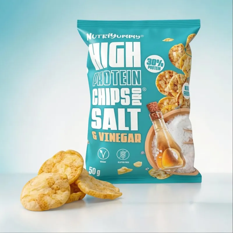 NUTRIYUMMY HIGH PROTEIN CHIPSPRO SALT & VINEGAR 50G