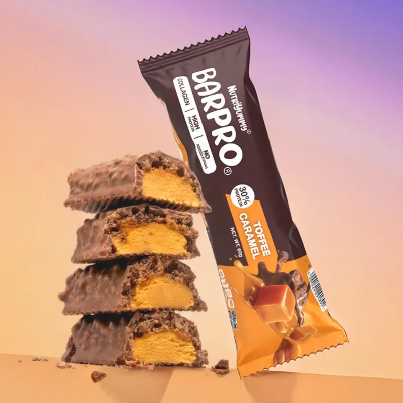 NUTRIYUMMY BARPRO TOFFEE CARAMEL 60G
