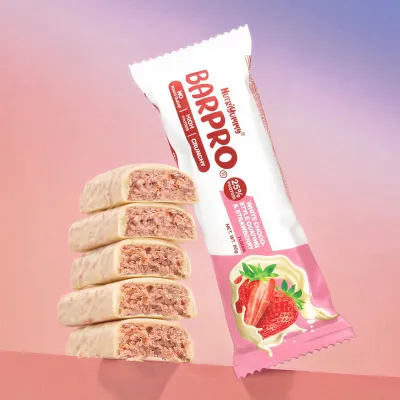NUTRIYUMMY BARPRO WHITE CHOCOLATE & STRAWBERRY 60G
