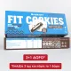 NUTRIYUMMY FIT COOKIES COOKIES & CREAM NO ADDED SUGAR 128G