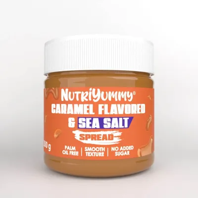 NUTRIYUMMY CARAMEL FLAVORED SPREAD WITH SEA SALT 200g