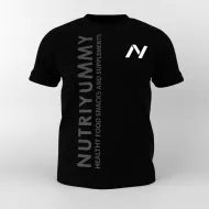 NUTRIYUMMY T-SHIRT ΜΑΥΡΗ M