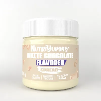 NUTRIYUMMY WHITE CHOCOLATE FLAVORED SPREAD 200g