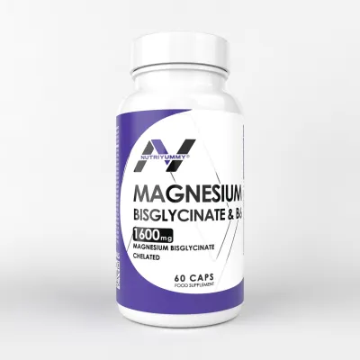 NUTRIYUMMY MAGNESIUM BISGLYCINATE & B6 60 CAPS