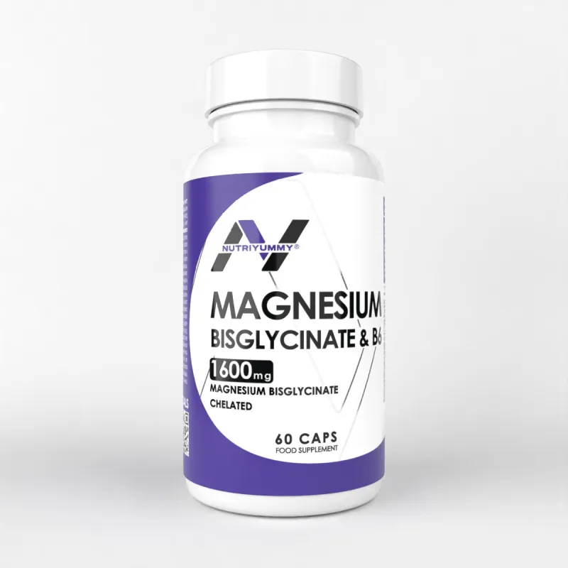 NUTRIYUMMY MAGNESIUM BISGLYCINATE & B6 60 CAPS