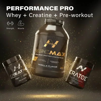 GOLD WPCMAX PERFORMANCE PRO - VANILLA (Wpcmax Vanilla 2Kg & Creatine & Cratos Cola 380g) 