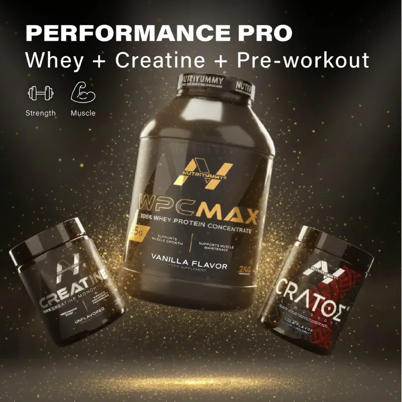 GOLD WPCMAX PERFORMANCE PRO - VANILLA (Wpcmax Vanilla 2Kg & Creatine & Cratos Cola 380g) 