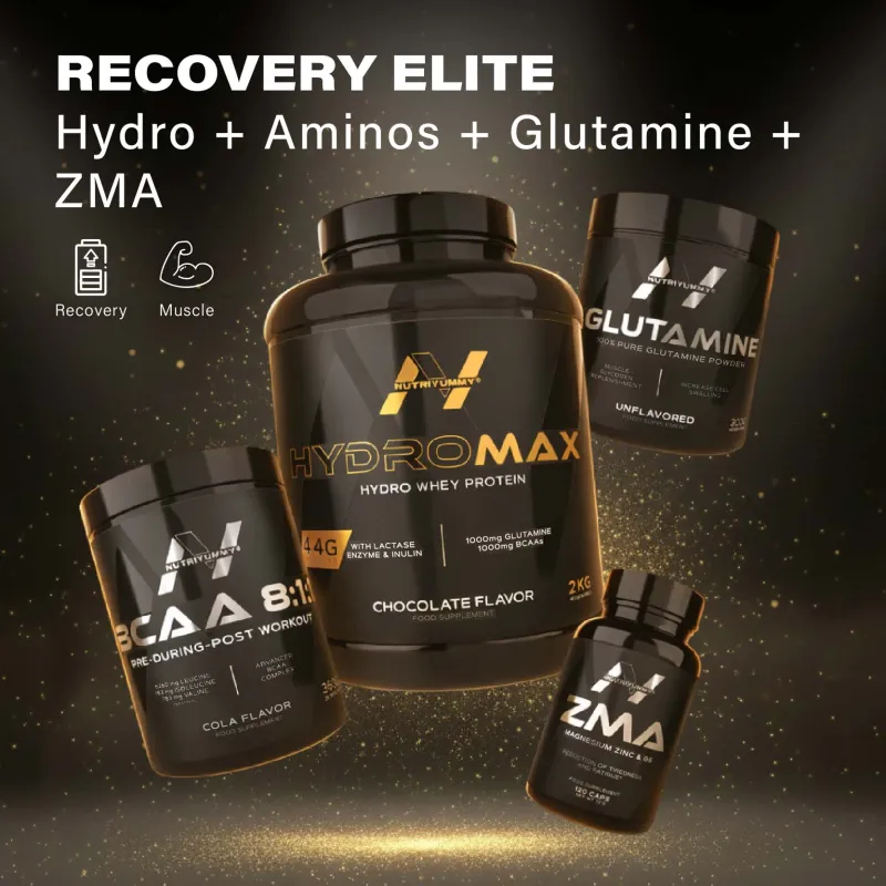 GOLD HYDROMAX RECOVERY ELITE (Hydro 2Kg & Bcaa Cola & Glutamine & Zma) 