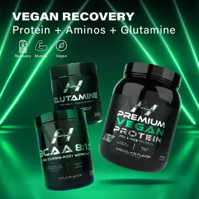 VEGAN RECOVERY (Vegan Protein 1Kg & Bcaa Cola & Glutamine) 