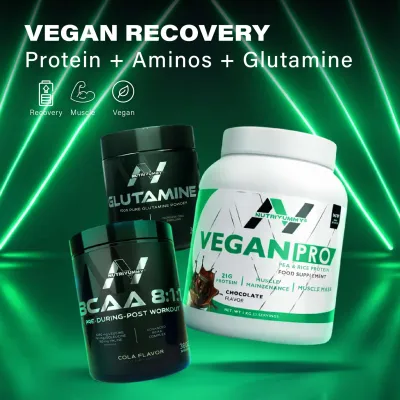 VEGAN RECOVERY (Vegan Protein 1Kg & Bcaa Cola & Glutamine) 