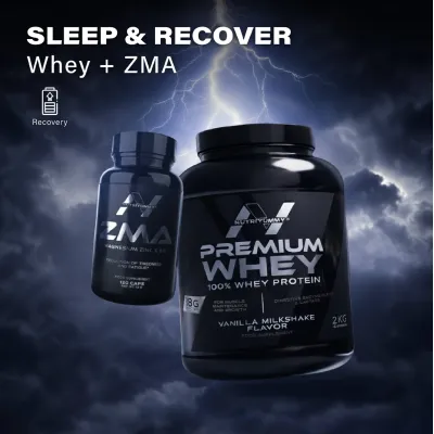 SLEEP & RECOVER - VANILLA(Premium Whey Vanilla 2Kg & Zma) 