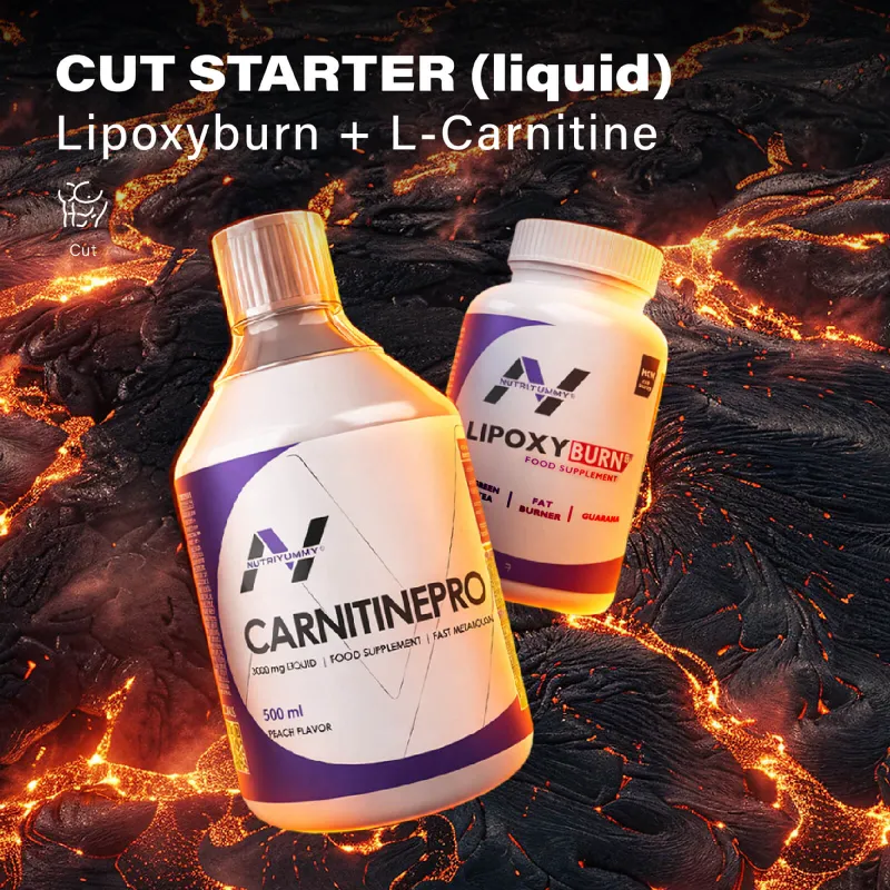 CUT STARTER - LIQUID (Lipoxyburn 60caps & L-carnitine 500 mL) 