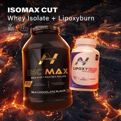 ISOMAX CUT - CHOCOLATE (Isomax Chocolate 2Kg & Lipoxyburn 60caps) 