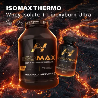 ISOMAX THERMO ULTRA - CHOCOLATE (Isomax Chocolate 2Kg & Lipoxyburn Ultra 60caps) 
