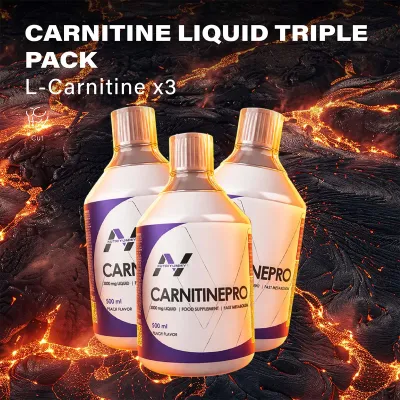CARNITINE LIQUID TRIPLE PACK (3 τμχ  L-carnitine 500mL) 