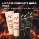 LIPOGEL COMPLETE QUAD PACK (2 τμχ Lipogel Hardcore & 2 τμχ Lipogel Scrub) 