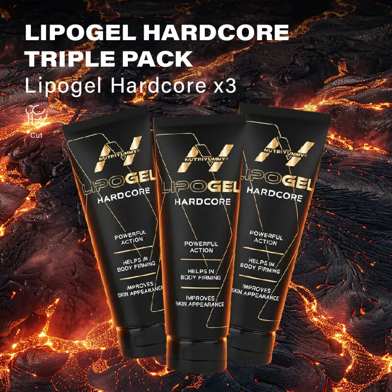 LIPOGEL HARDCORE TRIPLE PACK ( 3 τμχ Lipogel Hardcore)