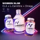 WOMEN SLIM (Cla & L-carnitine 500mL & Omega 3 ) 